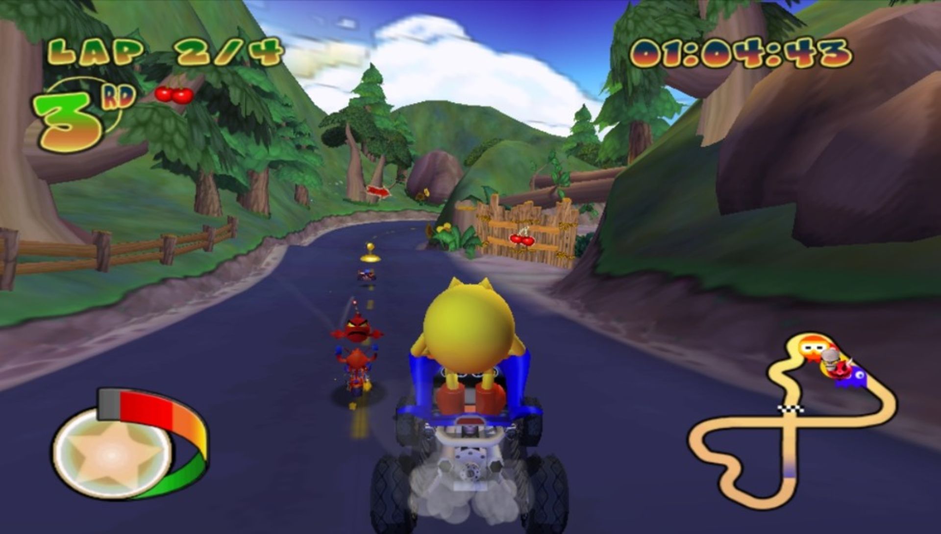 吃豆人：世界拉力PSP游戏截图第16张