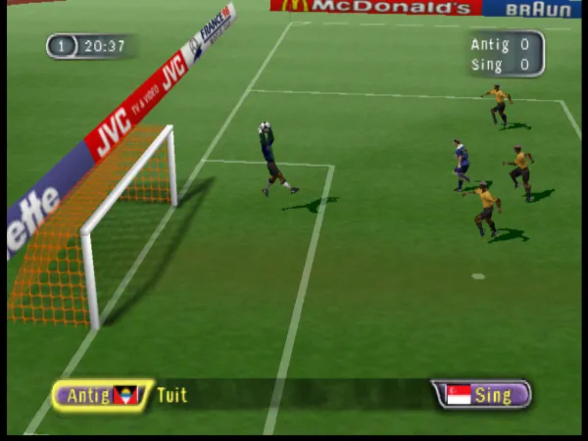 FIFA足球98：世界杯之路N64游戏截图第12张