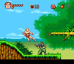 秀逗泰山：世界漫游大格斗之卷SFC游戏截图第8张