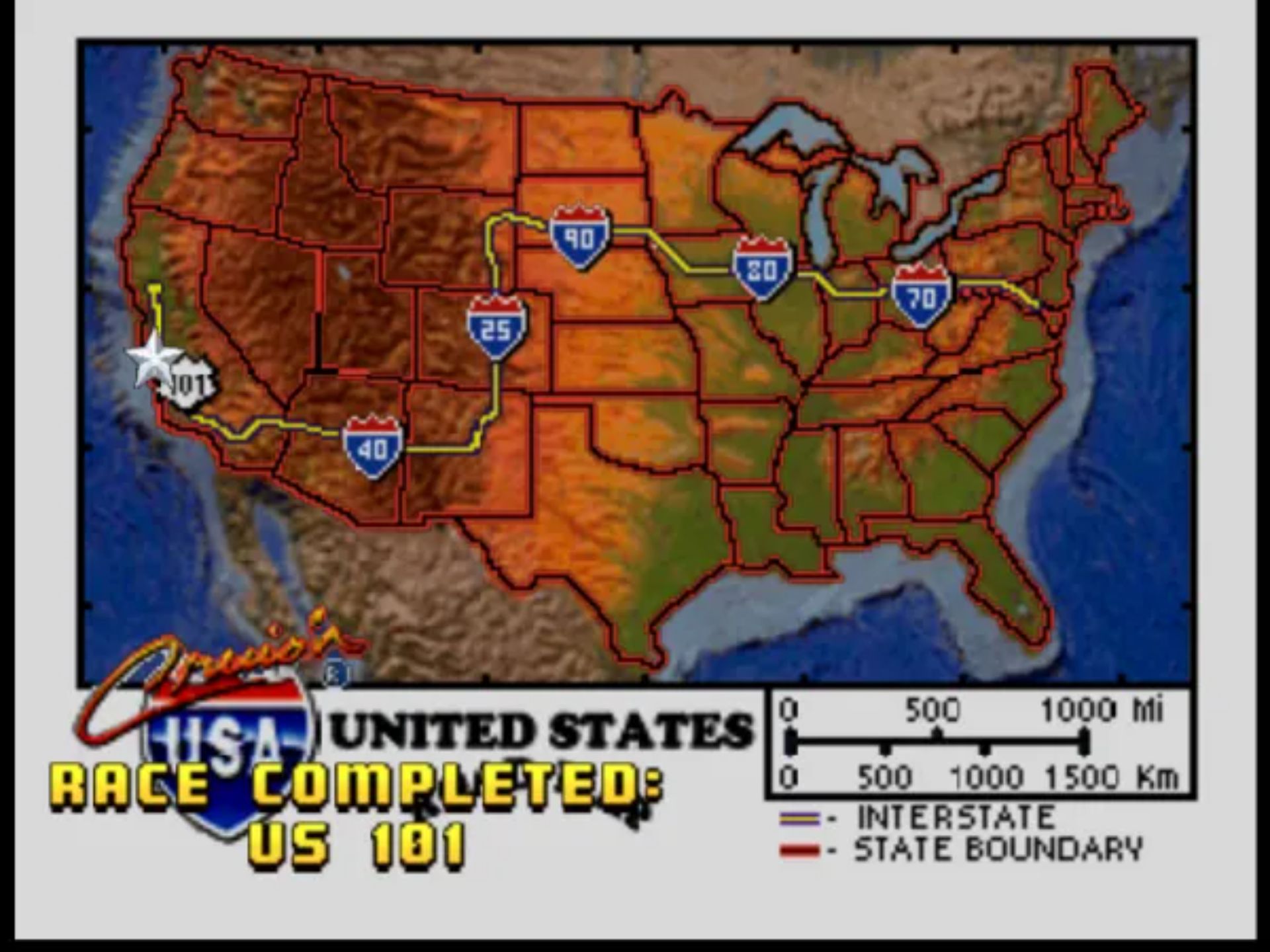 美国赛车N64游戏截图第13张