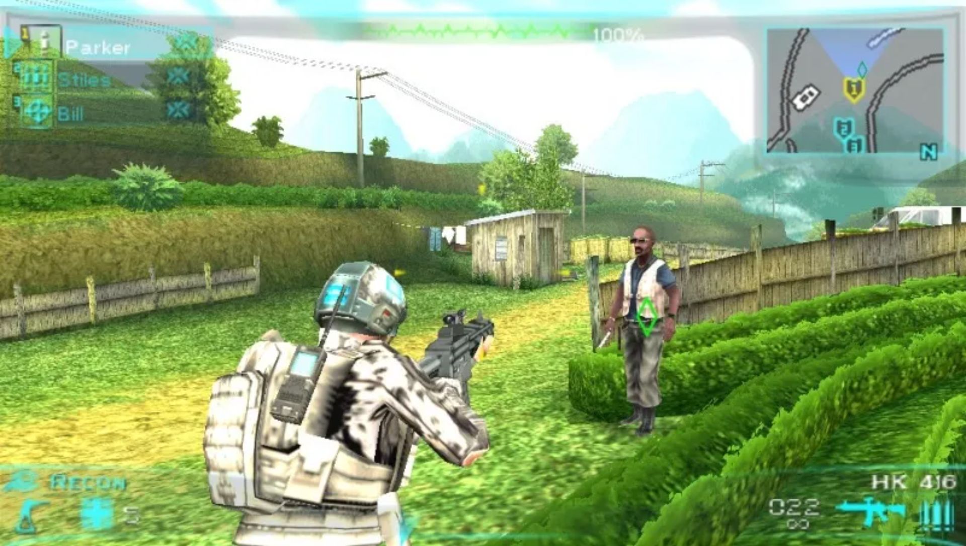 幽灵行动：猎食者PSP游戏截图第13张