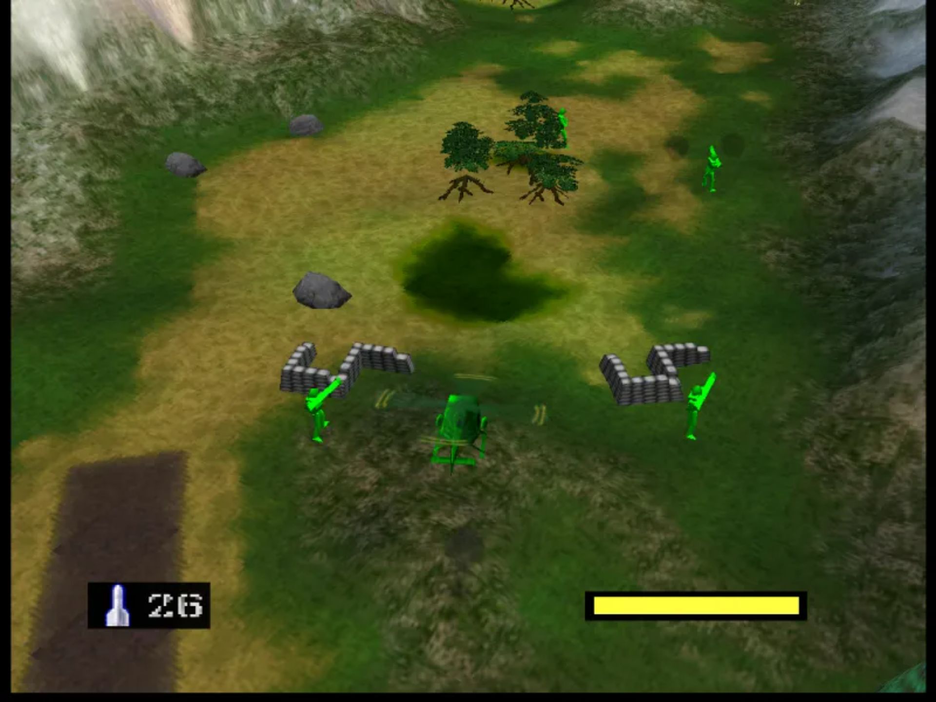 玩具兵大战：空中打击N64游戏截图第9张