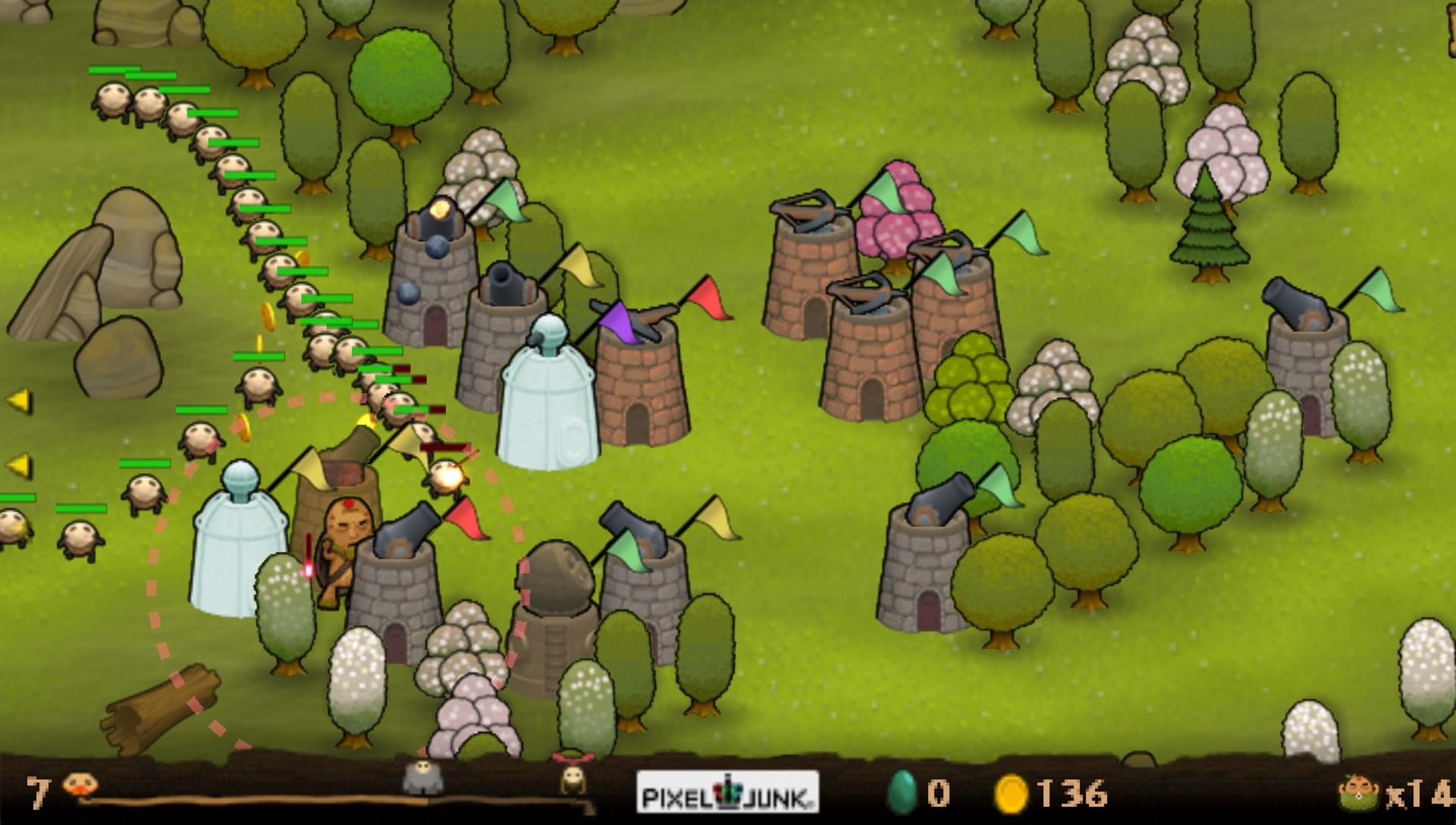 像素垃圾：妖怪豪华版PSP游戏截图第12张