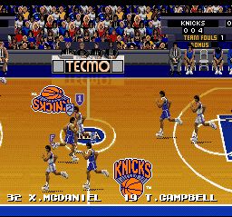 特库摩超级NBA篮球SFC游戏截图第21张