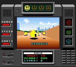 小精灵炮弹大对决／立体吃豆人射击版SFC游戏截图第15张