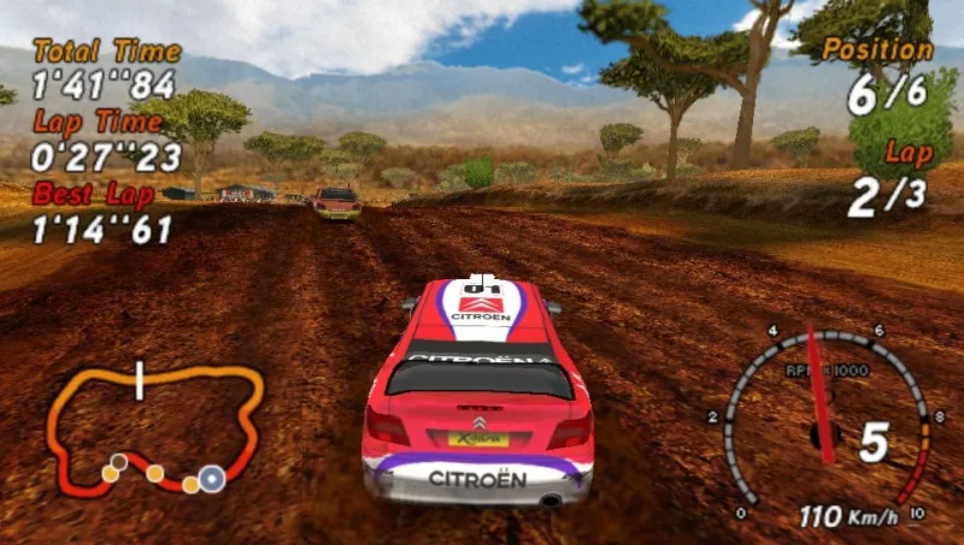 世嘉拉力：进化PSP游戏截图第7张