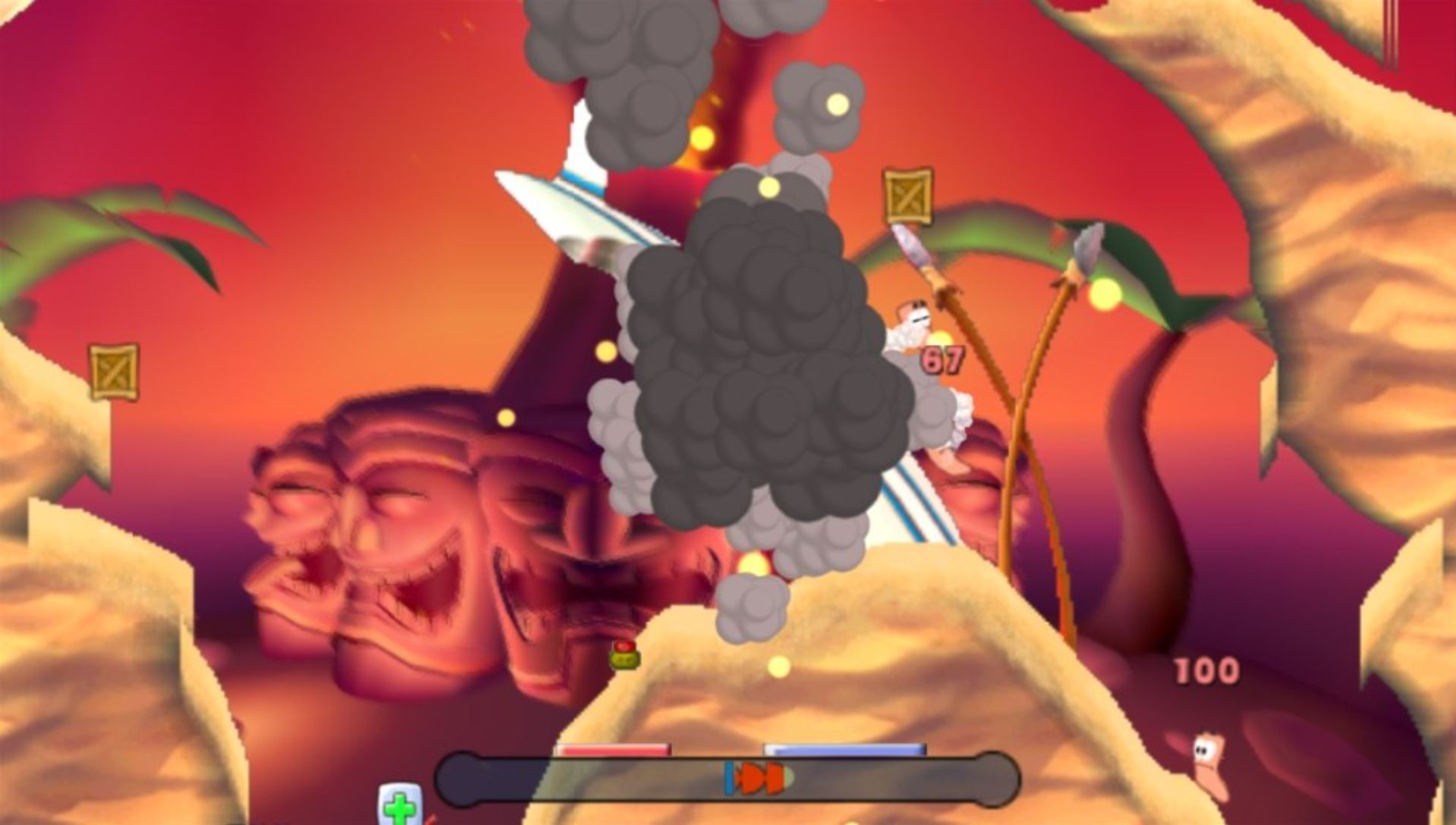 百战天虫：开战时刻1PSP游戏截图第12张