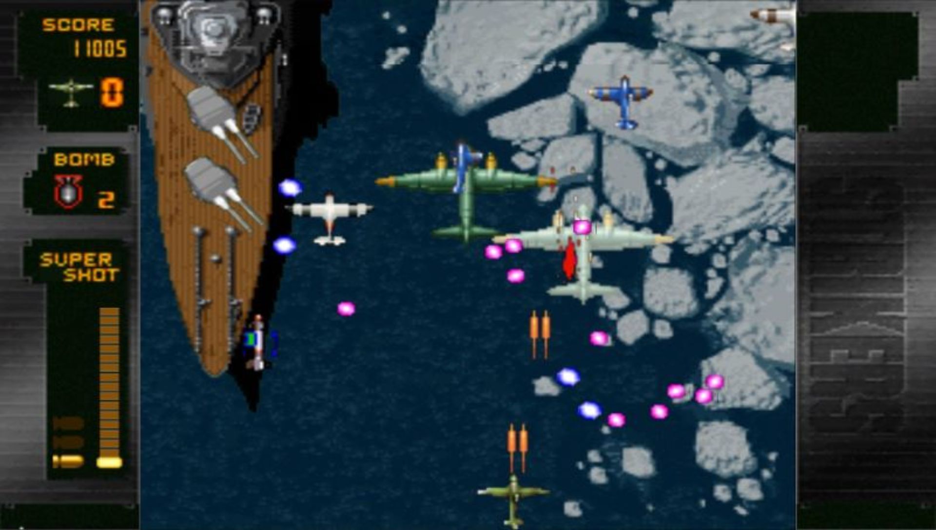 打击者1945：加强版PSP游戏截图第13张