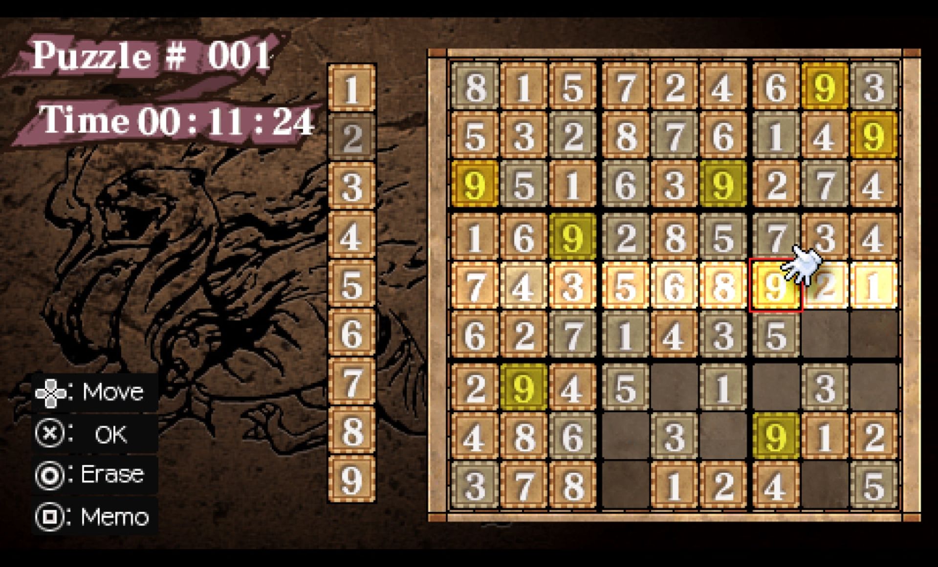 魔法数独／数字游戏10000问／数独10000问PSP游戏截图第7张