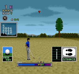 芹泽信雄的高尔夫／机器人高尔夫SFC游戏截图第15张