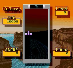 超级俄罗斯方块2，轰炸方块SFC游戏截图第3张