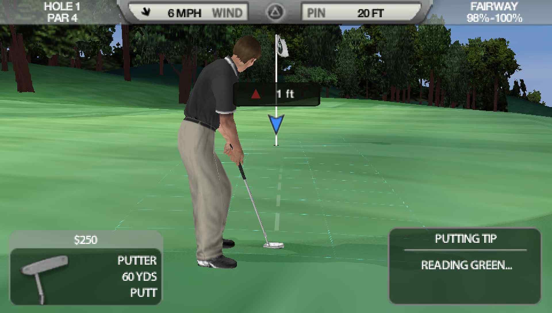 泰格伍兹高尔夫球巡回赛PSP游戏截图第10张