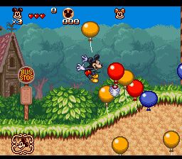 米奇与米妮的魔法冒险2／米老鼠：不可思议大马戏团SFC游戏截图第8张