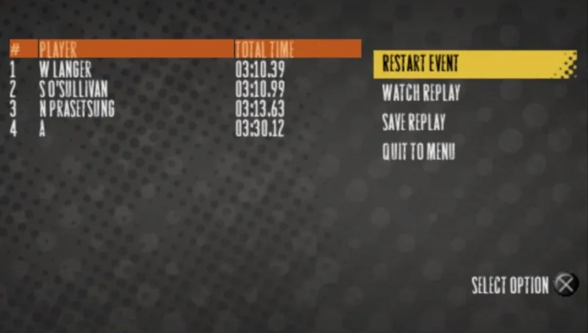 究极大越野：超完美特技PSP游戏截图第15张