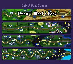 决斗：名车大赛2／疯狂大车拼2／无限试驾2SFC游戏截图第5张