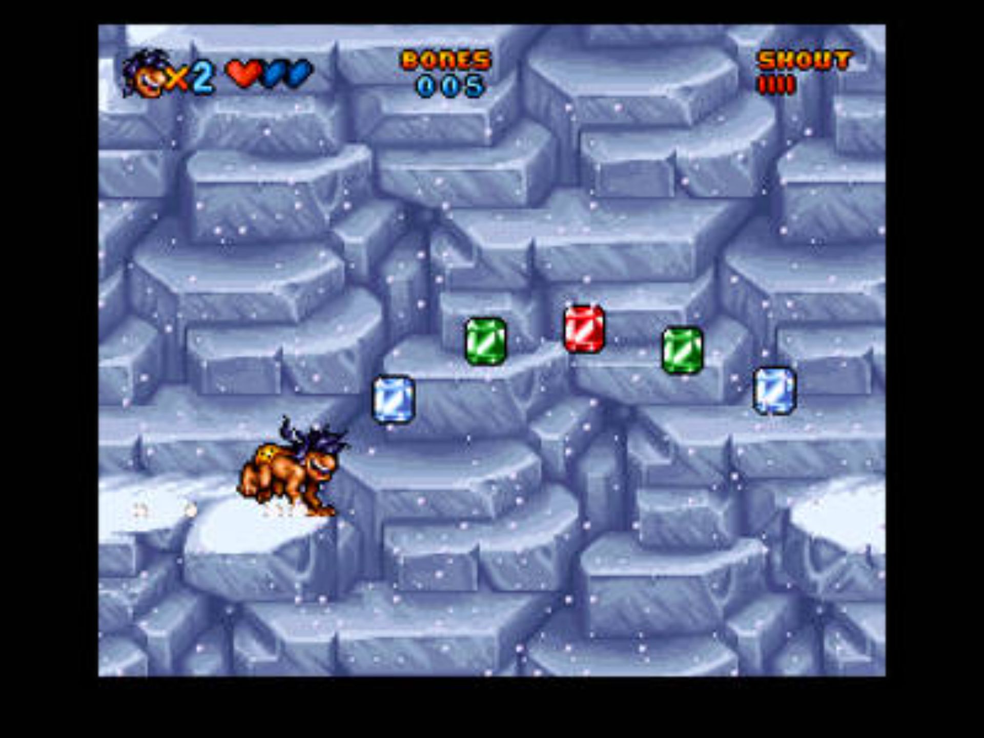 绝叫原始人SFC游戏截图第13张