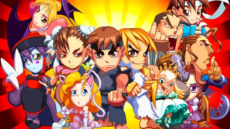 超级街霸方块街机游戏截图第1张