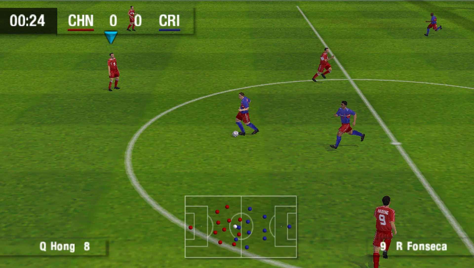 世界足球巡回赛PSP游戏截图第5张