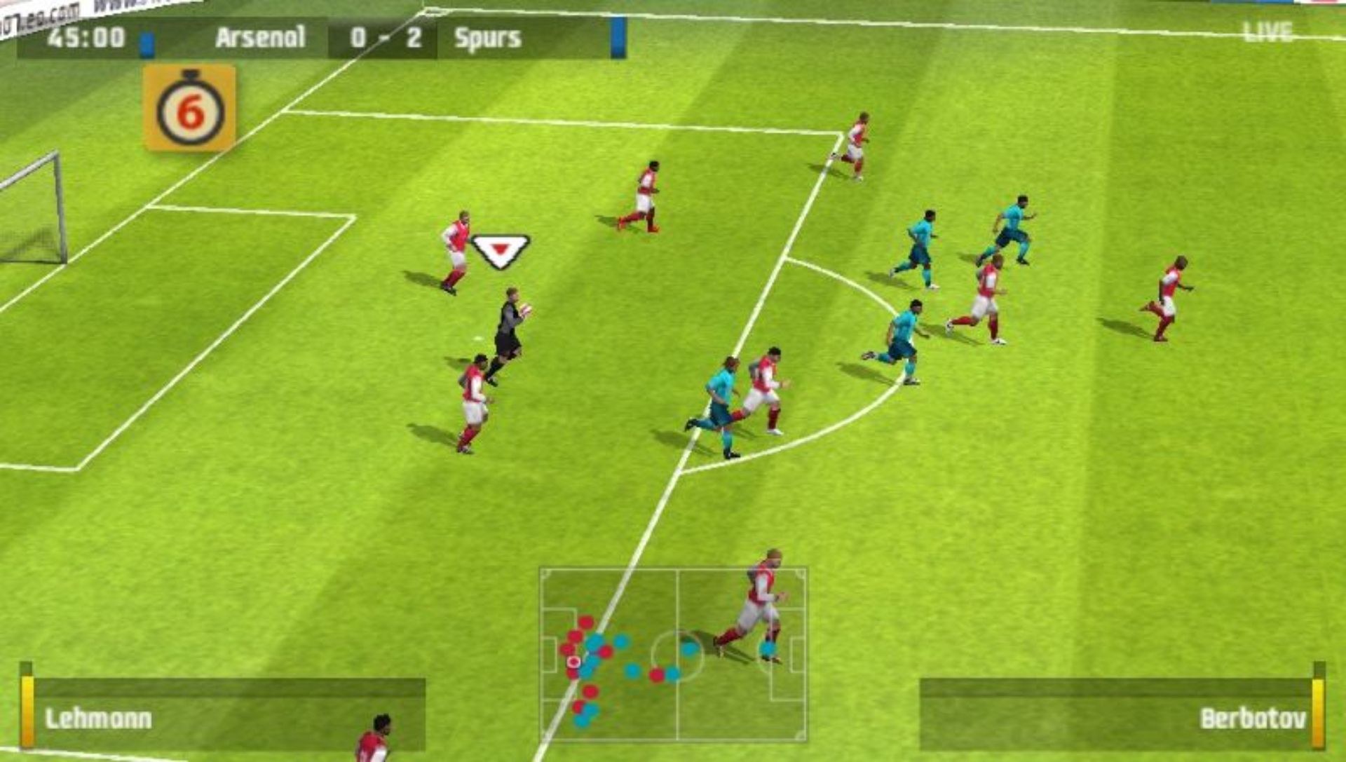 FIFA足球2007PSP游戏截图第17张