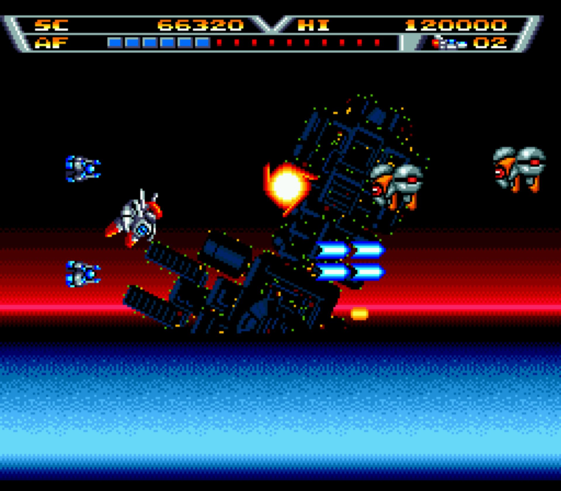 宇宙战机／空中闪光MD游戏截图第15张