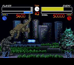 哥斯拉：怪兽大决战SFC游戏截图第11张