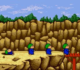 旅鼠总动员1SFC游戏截图第2张