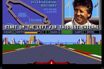 马里奥安德烈蒂赛车MD游戏截图第5张