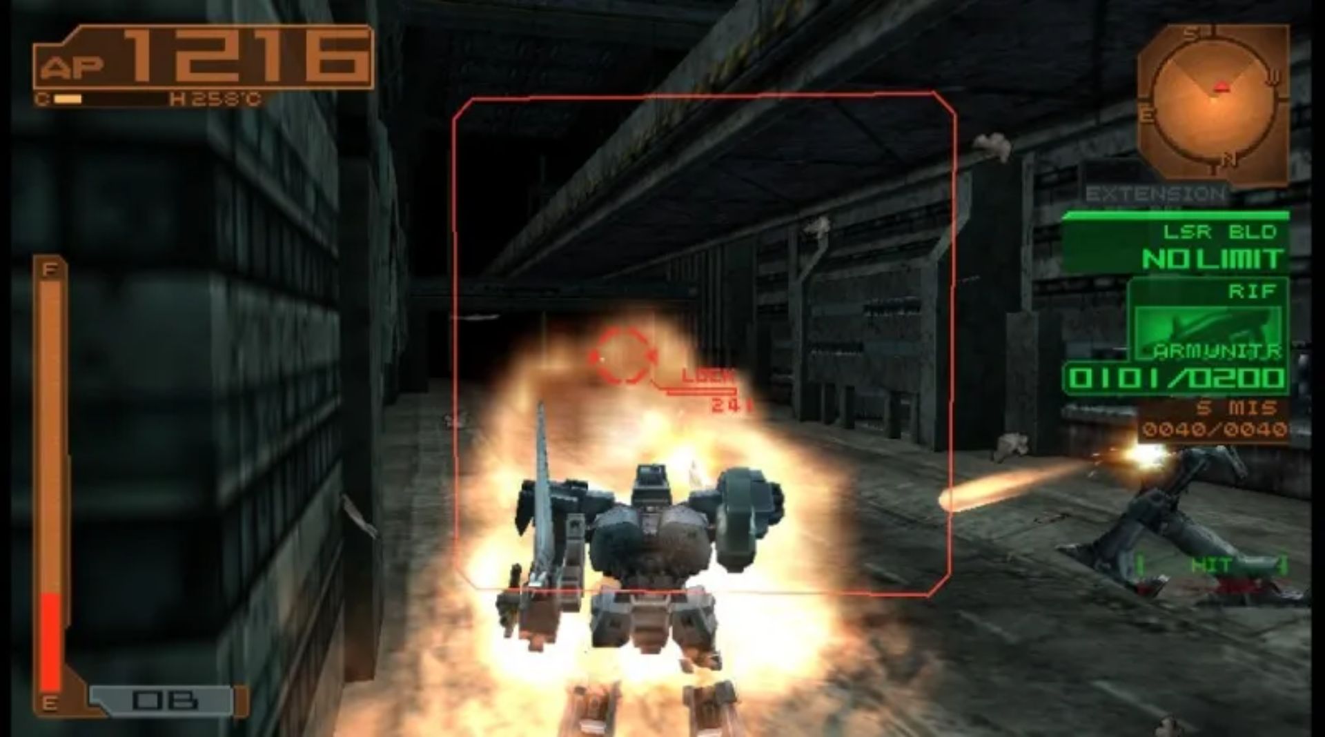 装甲核心：寂静前线（携带版）PSP游戏截图第6张