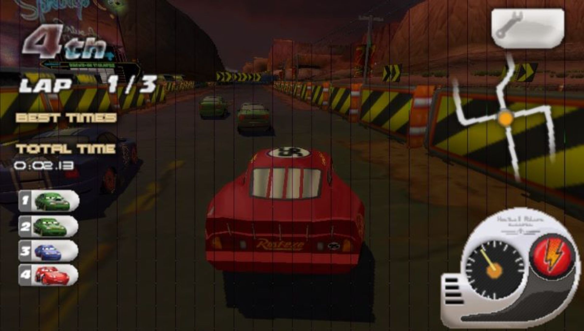 汽车总动员：竞速PSP游戏截图第9张