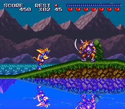 火箭骑士SFC游戏截图第7张