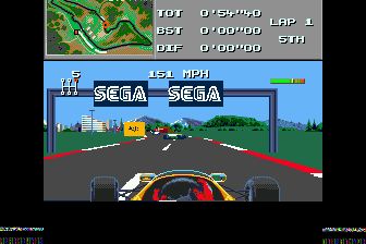 F1赛车MD游戏截图第9张