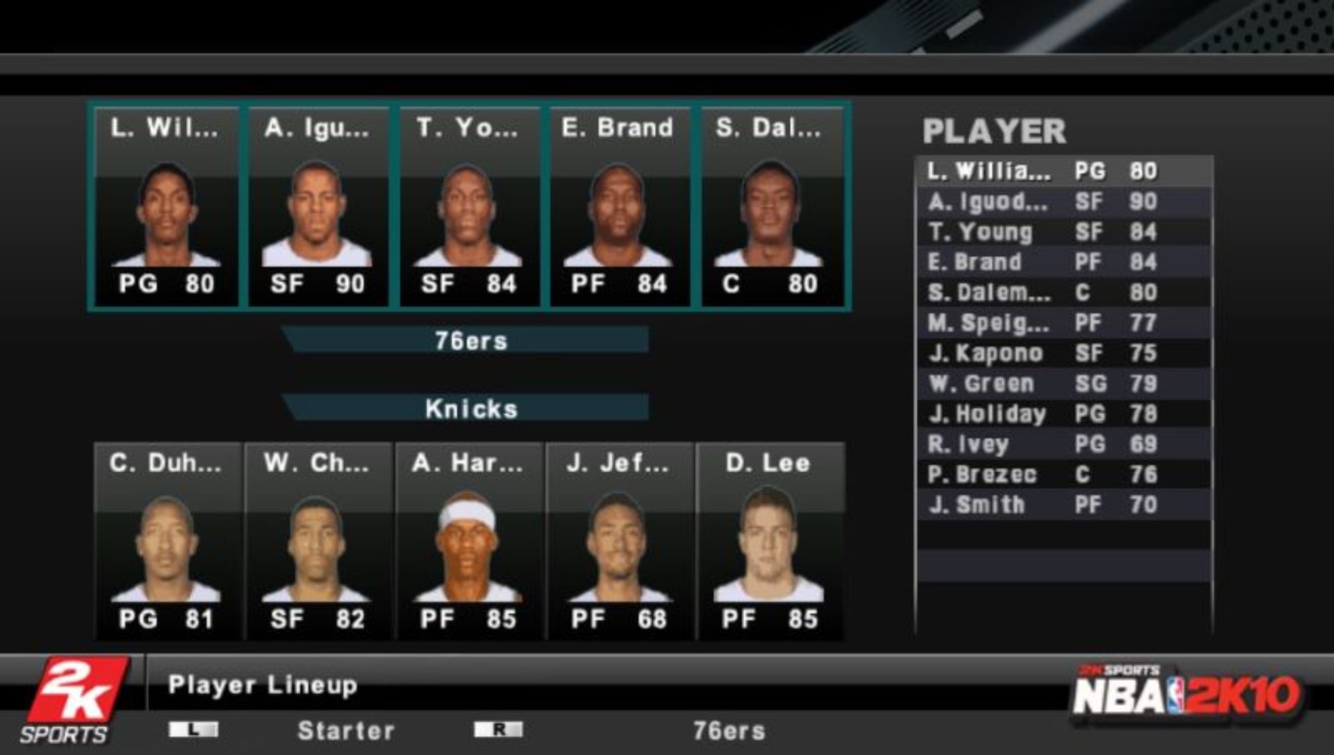 NBA篮球2010PSP游戏截图第10张