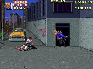 双截龙3：罗塞塔之石街机游戏截图第14张