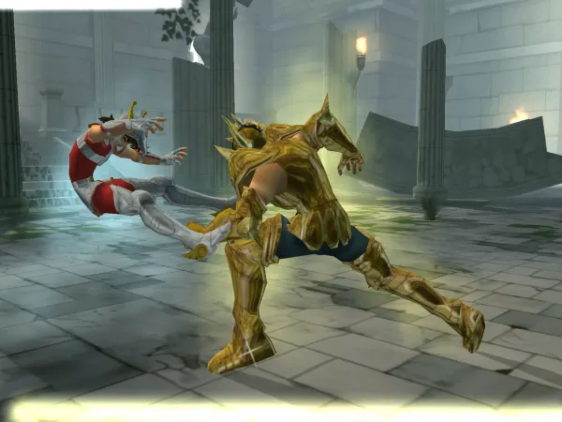 圣斗士星矢:圣域十二宫 中文汉化版PS2游戏截图第10张