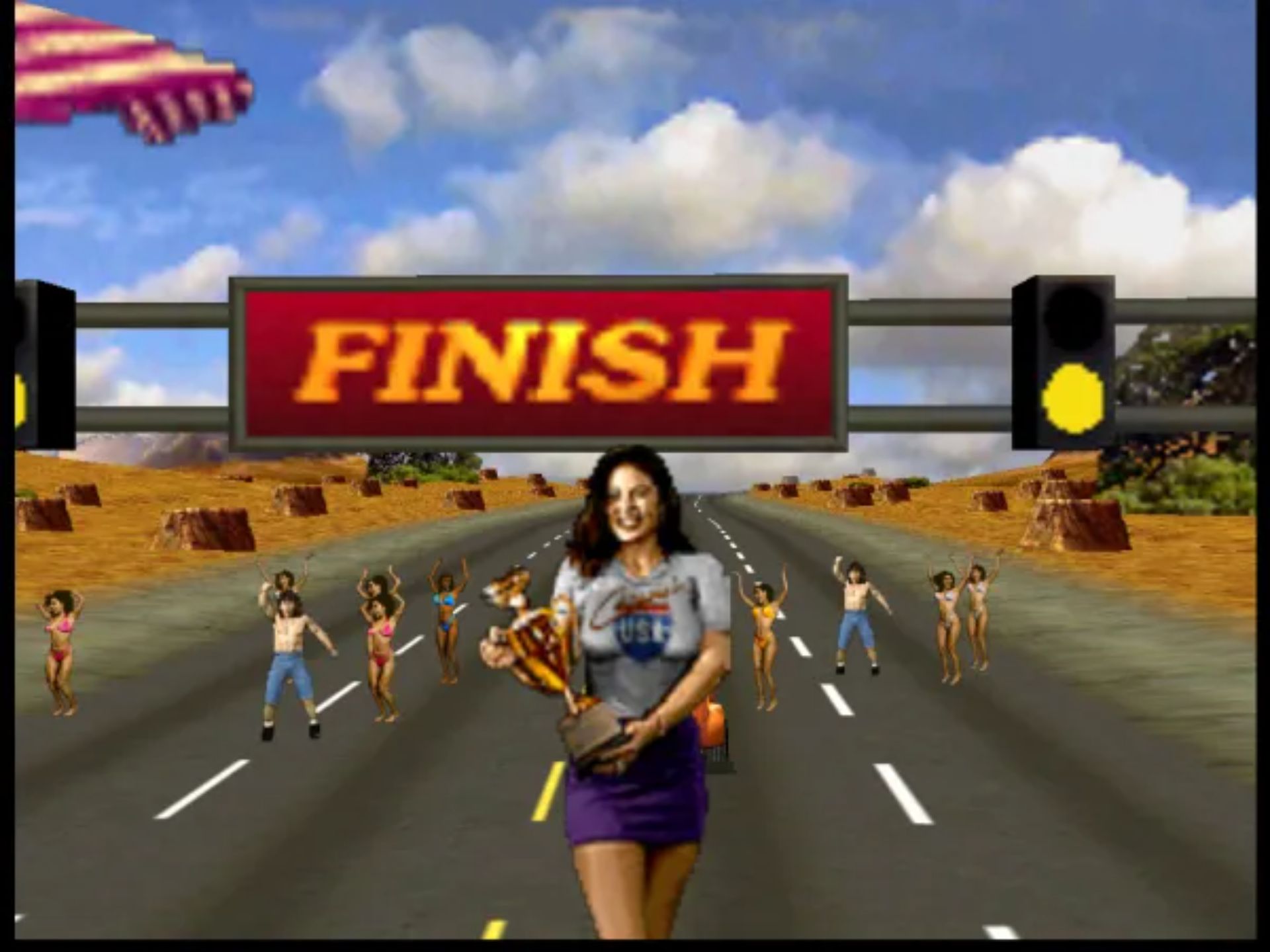 美国赛车N64游戏截图第12张