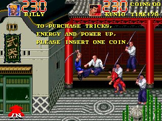 双截龙3：罗塞塔之石街机游戏截图第8张