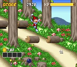 凯伦的疯狂追逐／小丑王子大冒险SFC游戏截图第13张