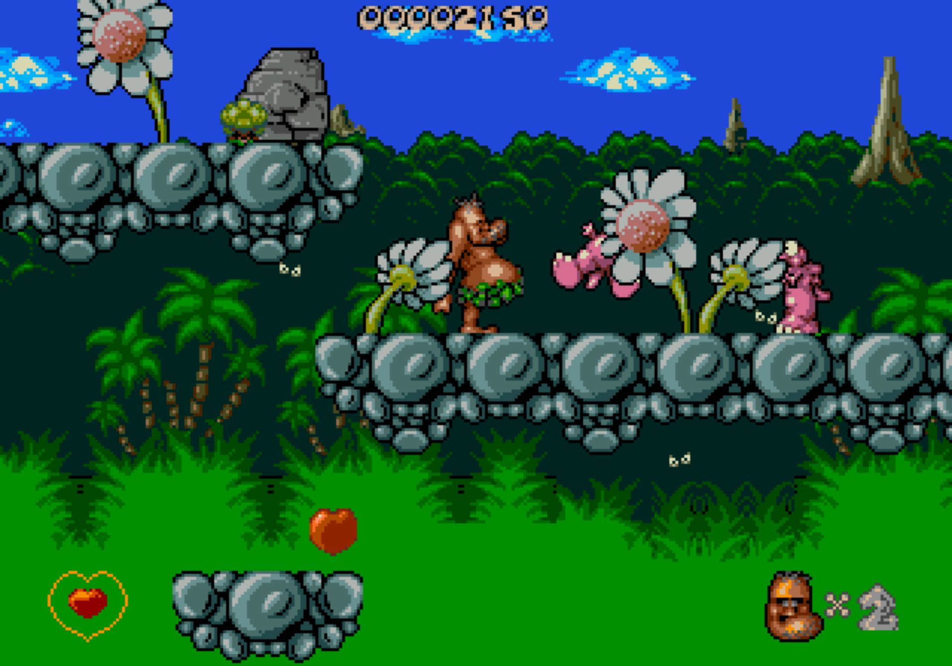 呆呆原始人1MD游戏截图第10张