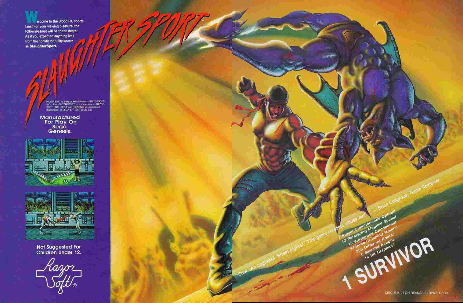 屠宰运动MD游戏截图第1张