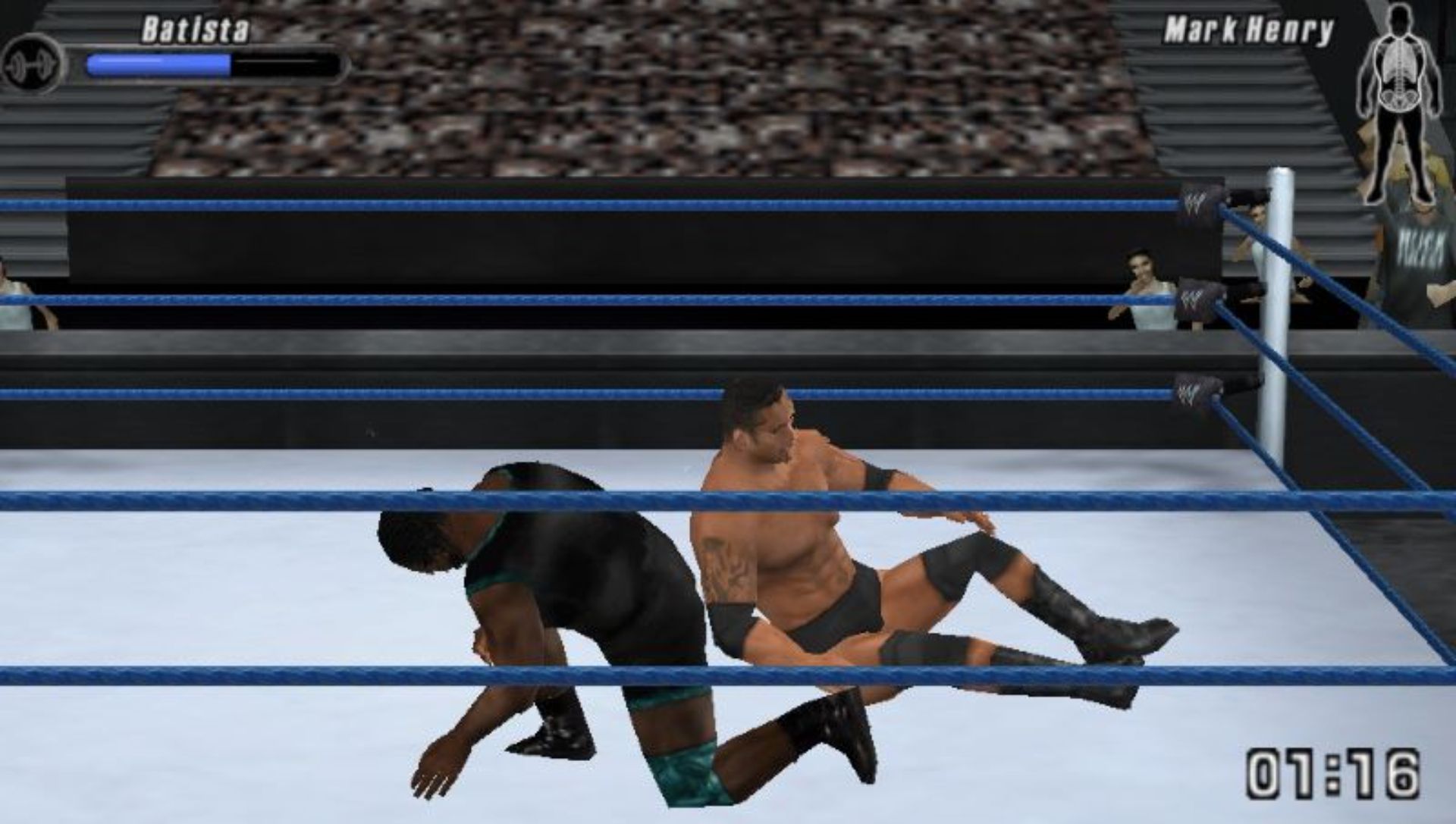 世界摔跤联盟2008PSP游戏截图第3张