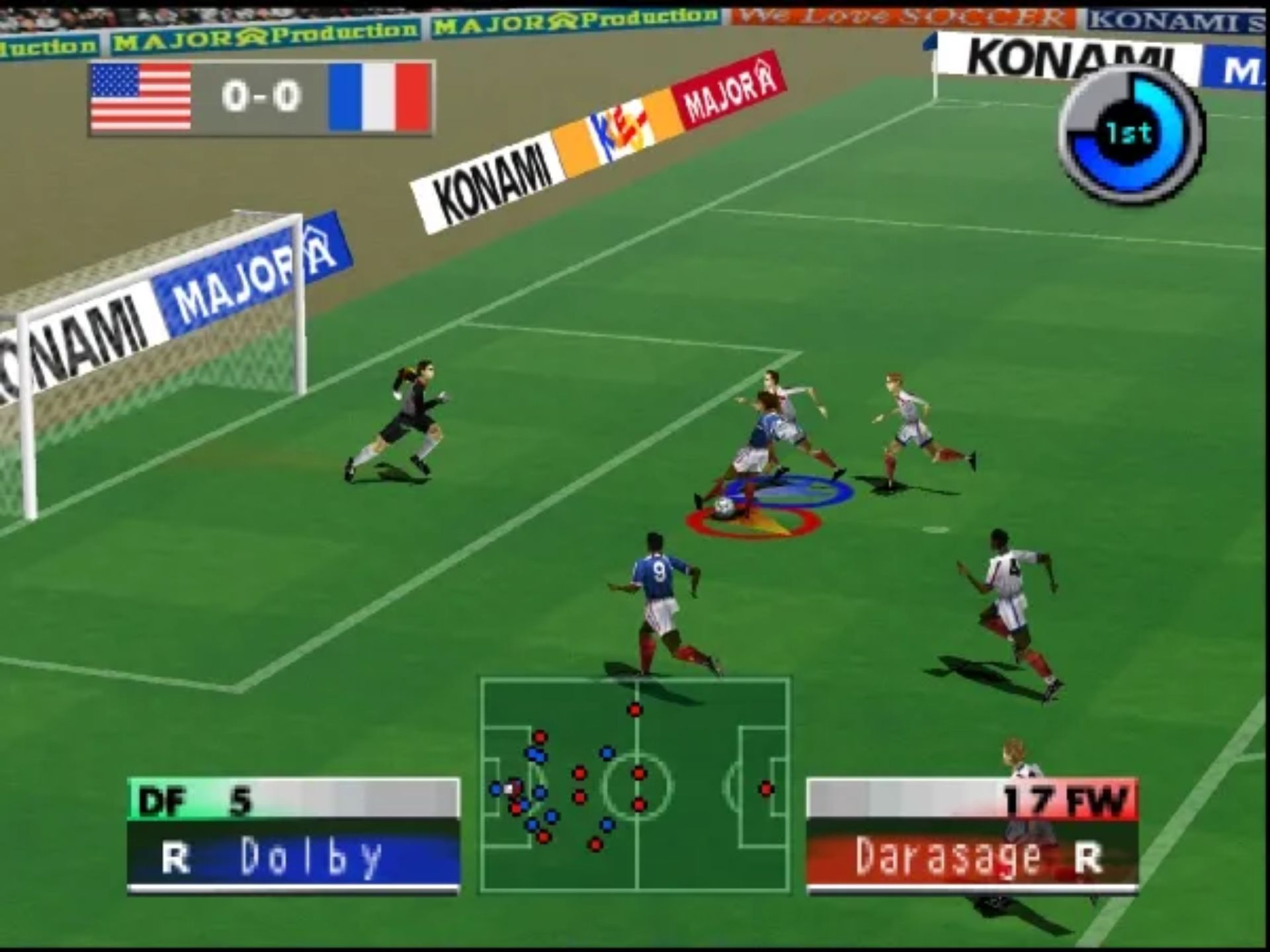 国际超级明星足球2000(International Superstar Soccer 2000)N64游戏截图第17张