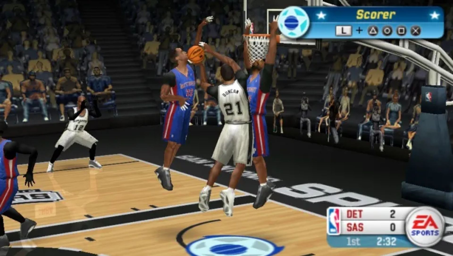 NBA实况06PSP游戏截图第8张