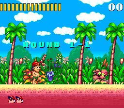 高桥名人之大冒险岛1SFC游戏截图第2张