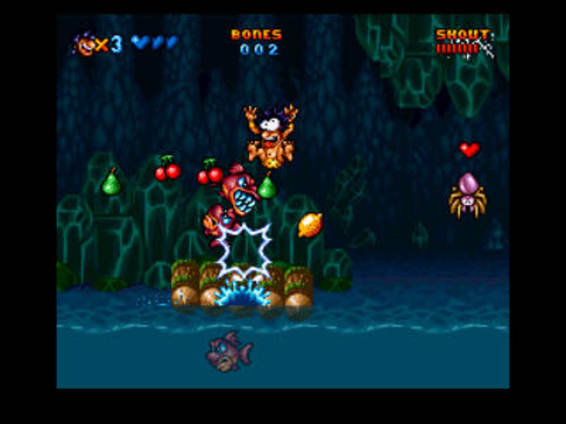 绝叫原始人SFC游戏截图第15张