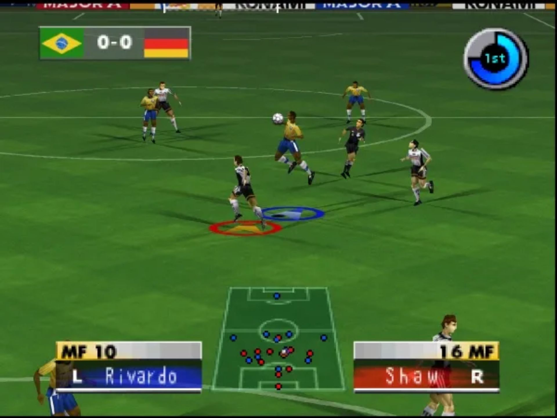国际超级明星足球2000(International Superstar Soccer 2000)N64游戏截图第18张
