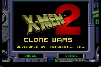 X战警2：克隆人的进攻MD游戏截图第3张