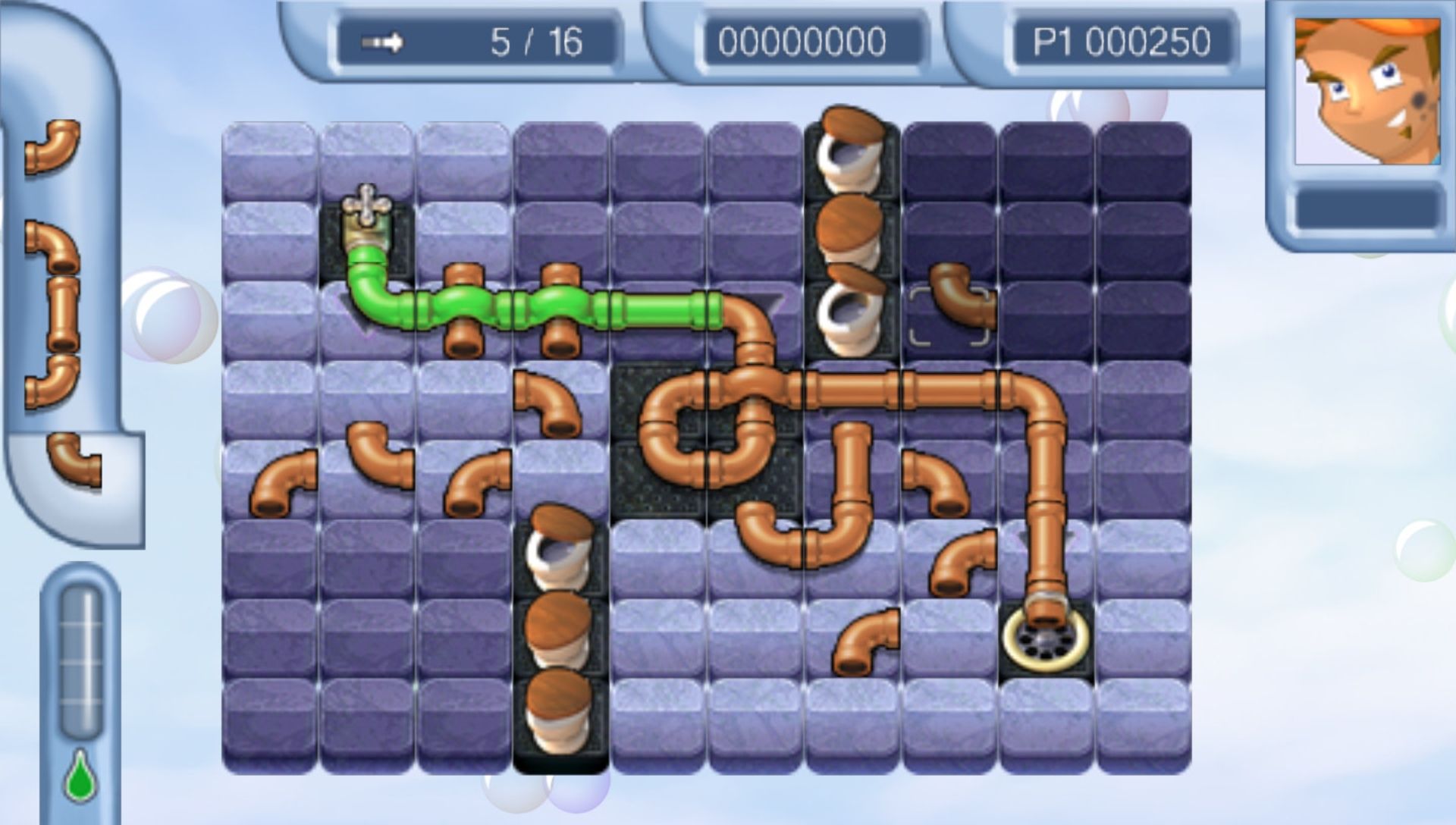 疯狂水管工PSP游戏截图第9张