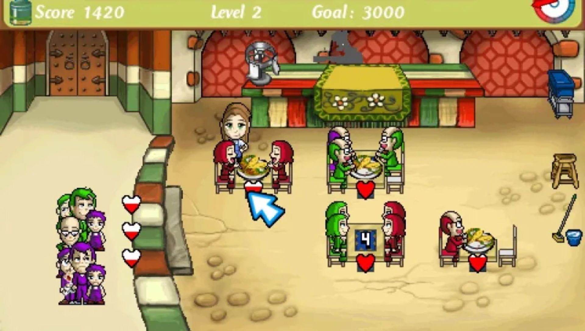 美女餐厅PSP游戏截图第13张