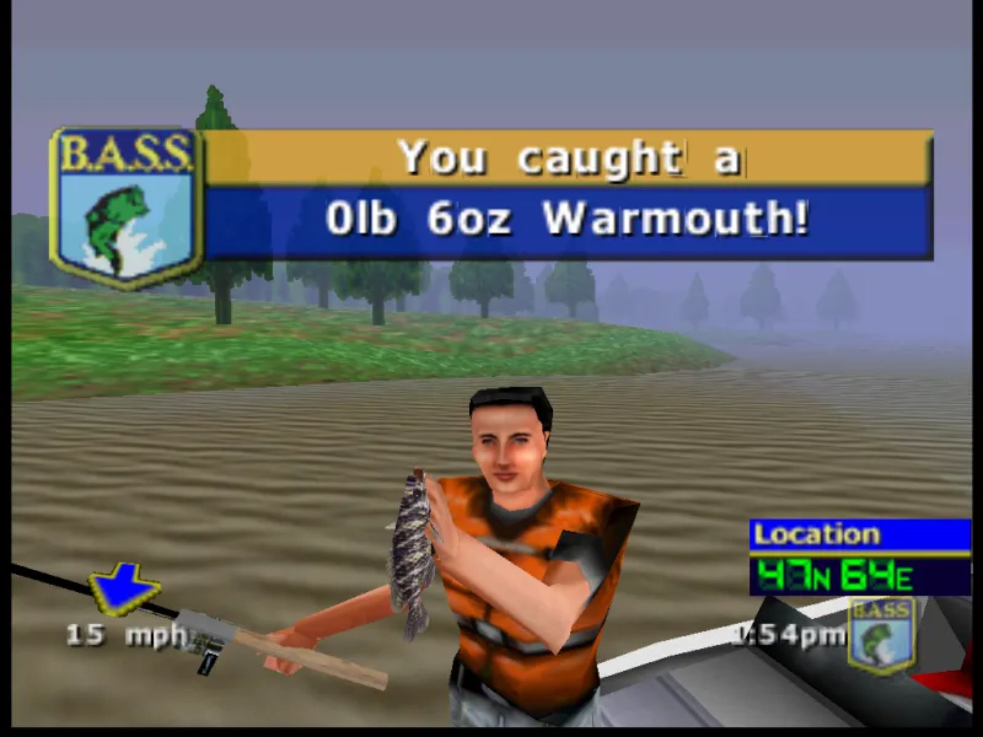 巴斯鲈钓大师2000N64游戏截图第14张