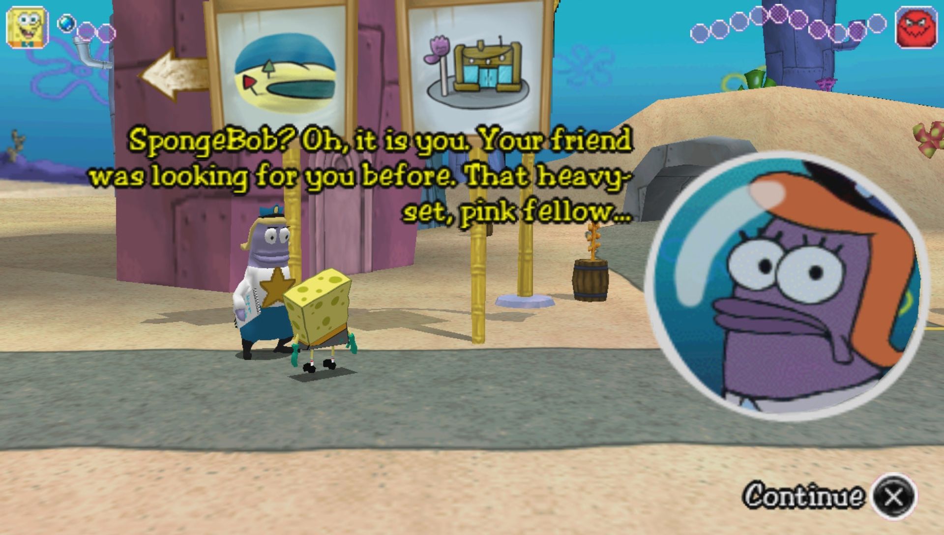 海绵宝宝：黄色复仇者PSP游戏截图第16张